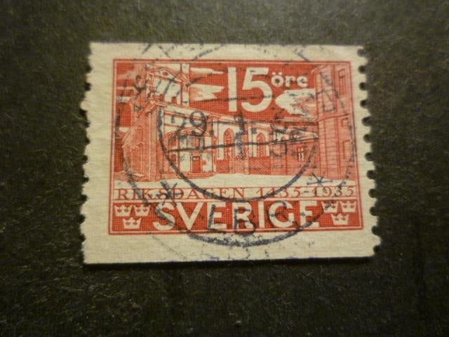 Zweden/Suède 1935 Mi 223A(o) Gestempeld/Oblitéré, Envoi, Suède
