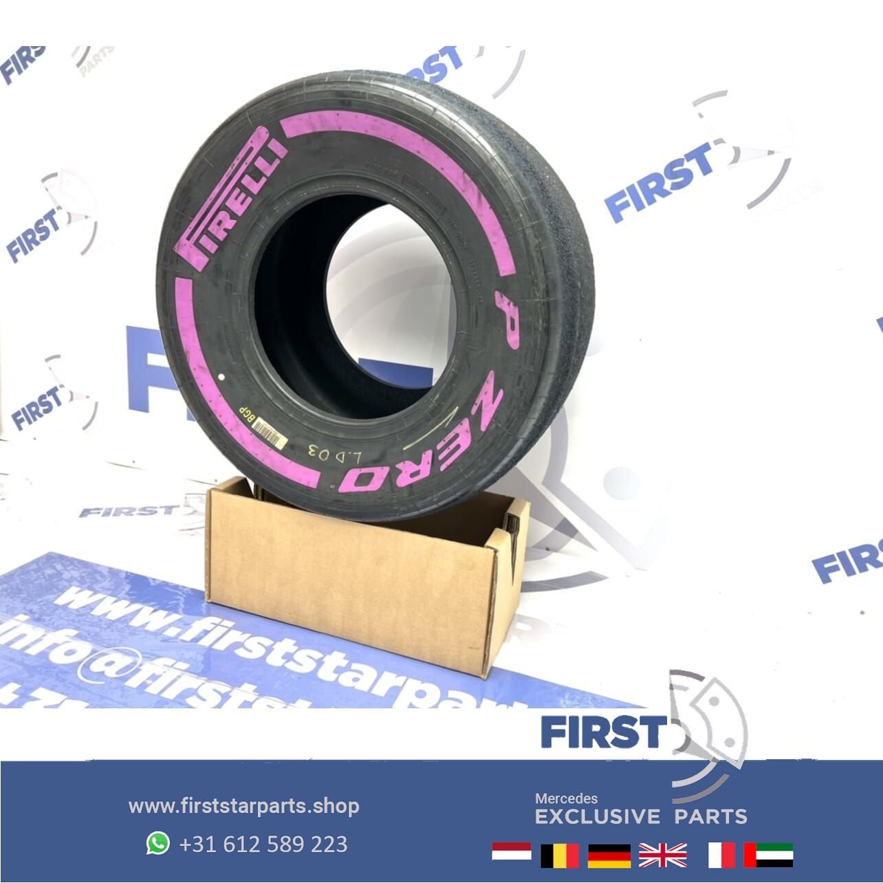 ORIGINELE FORMULE 1 Pirelli P ZERO BAND F1 SLICK PAARS ULTRA, Collections, -, Utilisé, -, -