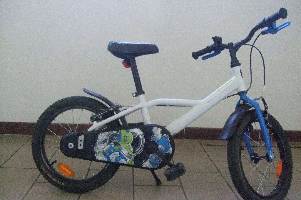 Kinderfiets, Fietsen en Brommers, Ophalen, 16 tot 20 inch, Velgrem, Zo goed als nieuw
