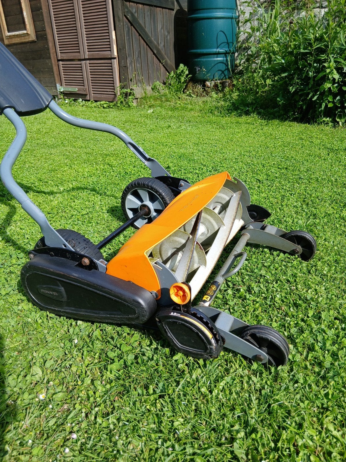Tondeuse Fiskars StaySharp max, Opvangbak