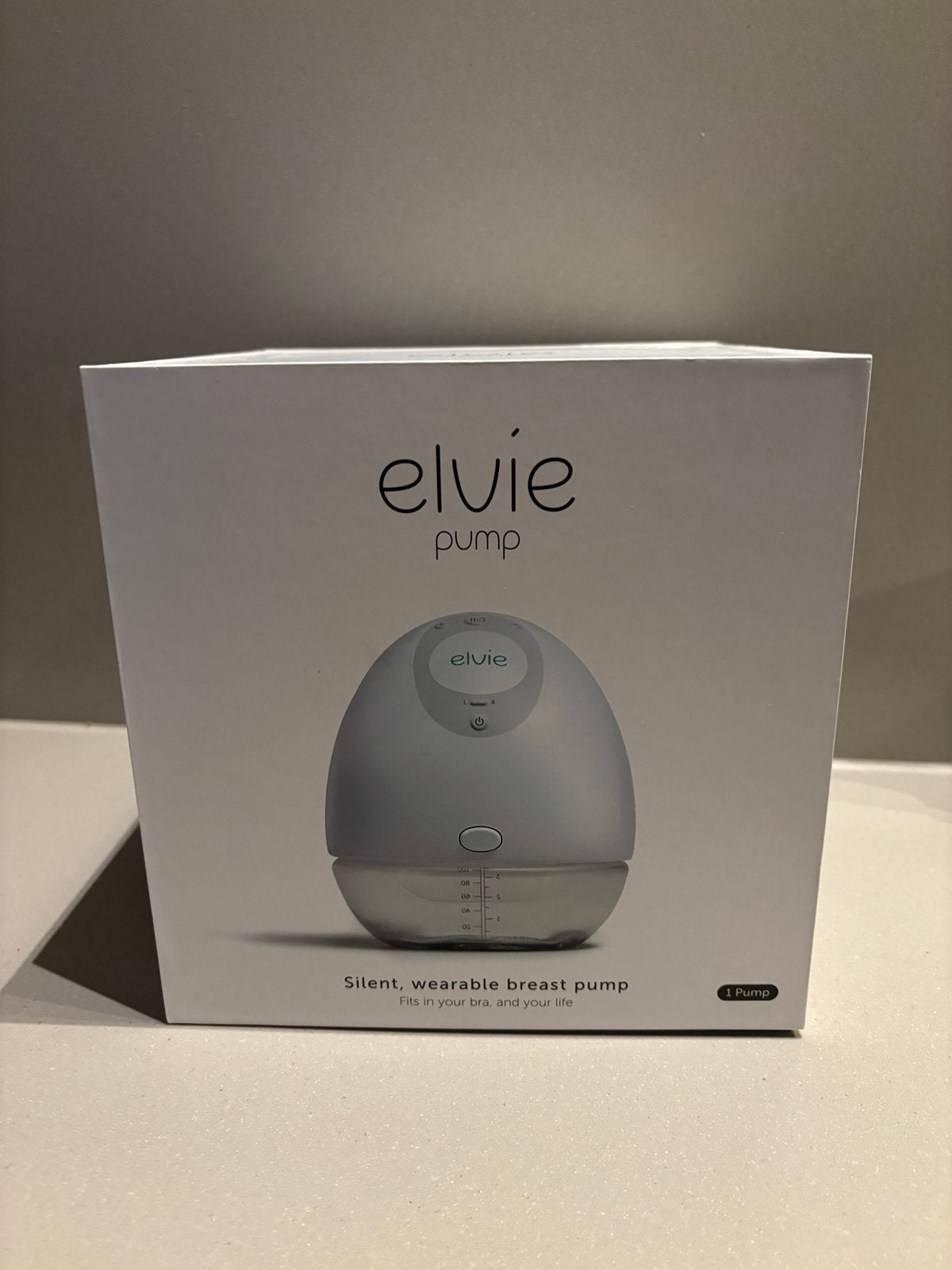 Elvie Pump – draadloze elektrische borstkolf – compleet, Sans fil, Enlèvement, Utilisé, Elvie