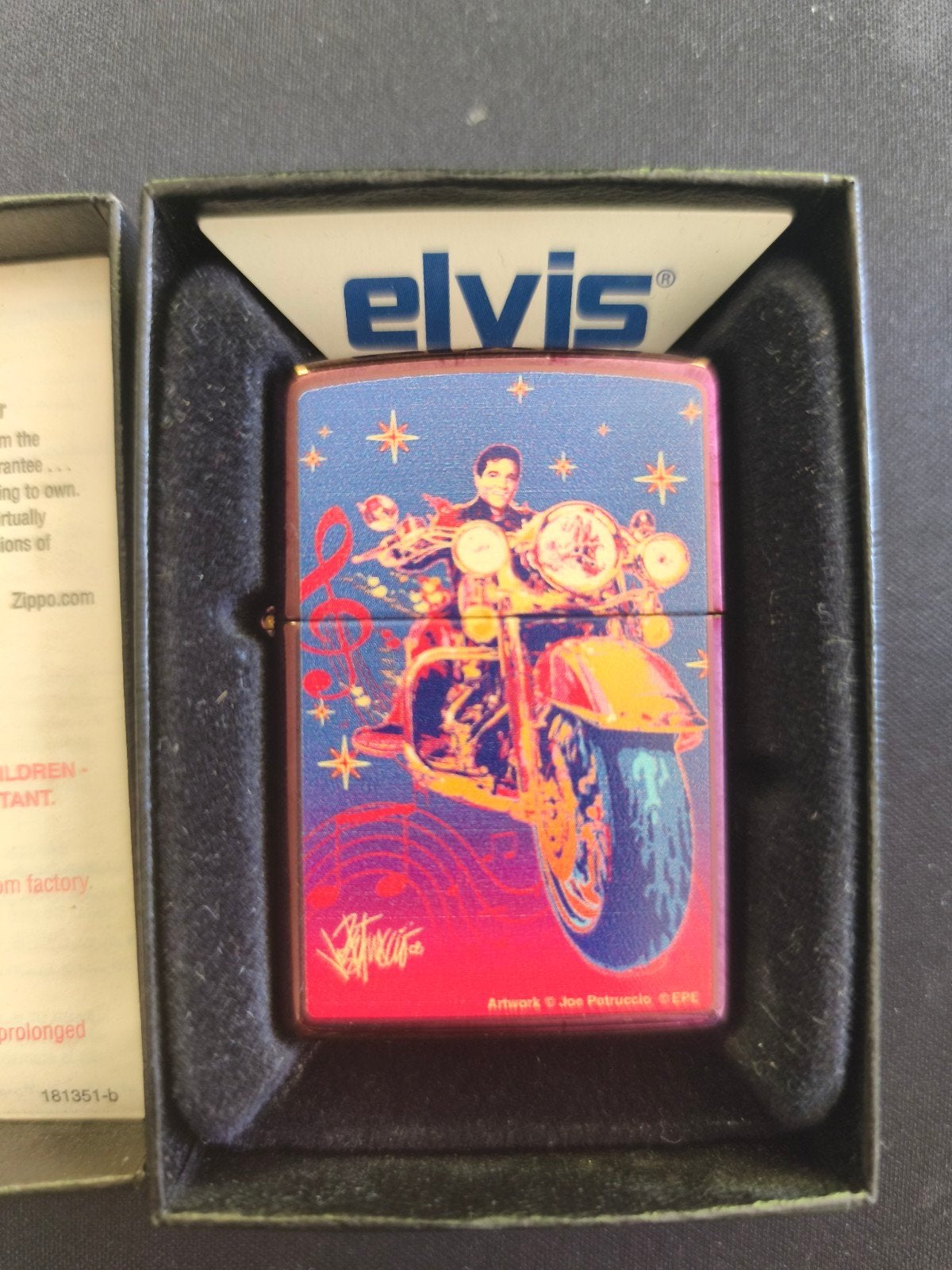 Briquet Zippo Elvis, Collections, Enlèvement, Briquet
