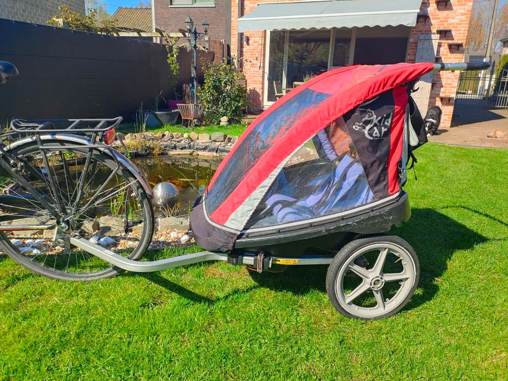 Kidcar twister fietskar 2 kinderen – zeer stevig –inklapbaar, Enlèvement, Suspension