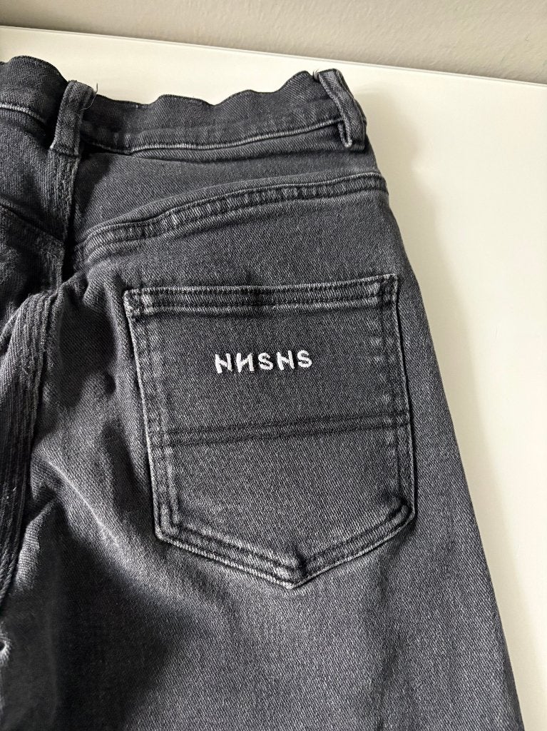 NNSNS 'Bigfoot Canvas' Jeans – Maat 26/30, Zwart, W32 (confectie 46) of kleiner, Ophalen of Verzenden, Zo goed als nieuw