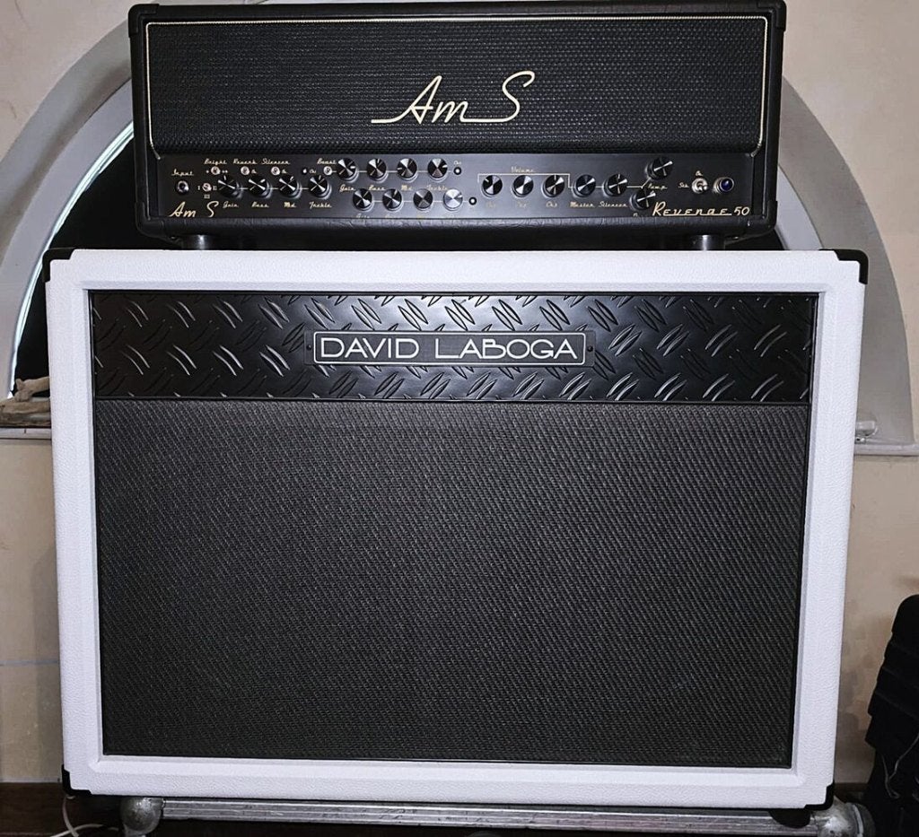 David Laboga cab 2x12, Enlèvement, Utilisé, Guitare, 50 à 100 watts