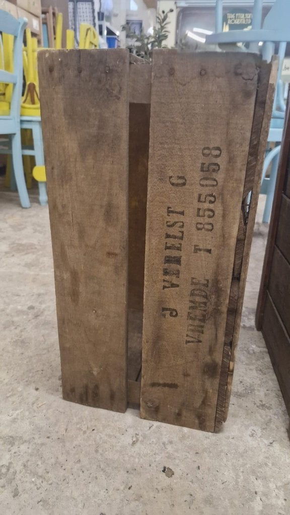 vintage oude fruitkisten, Ophalen, Gebruikt