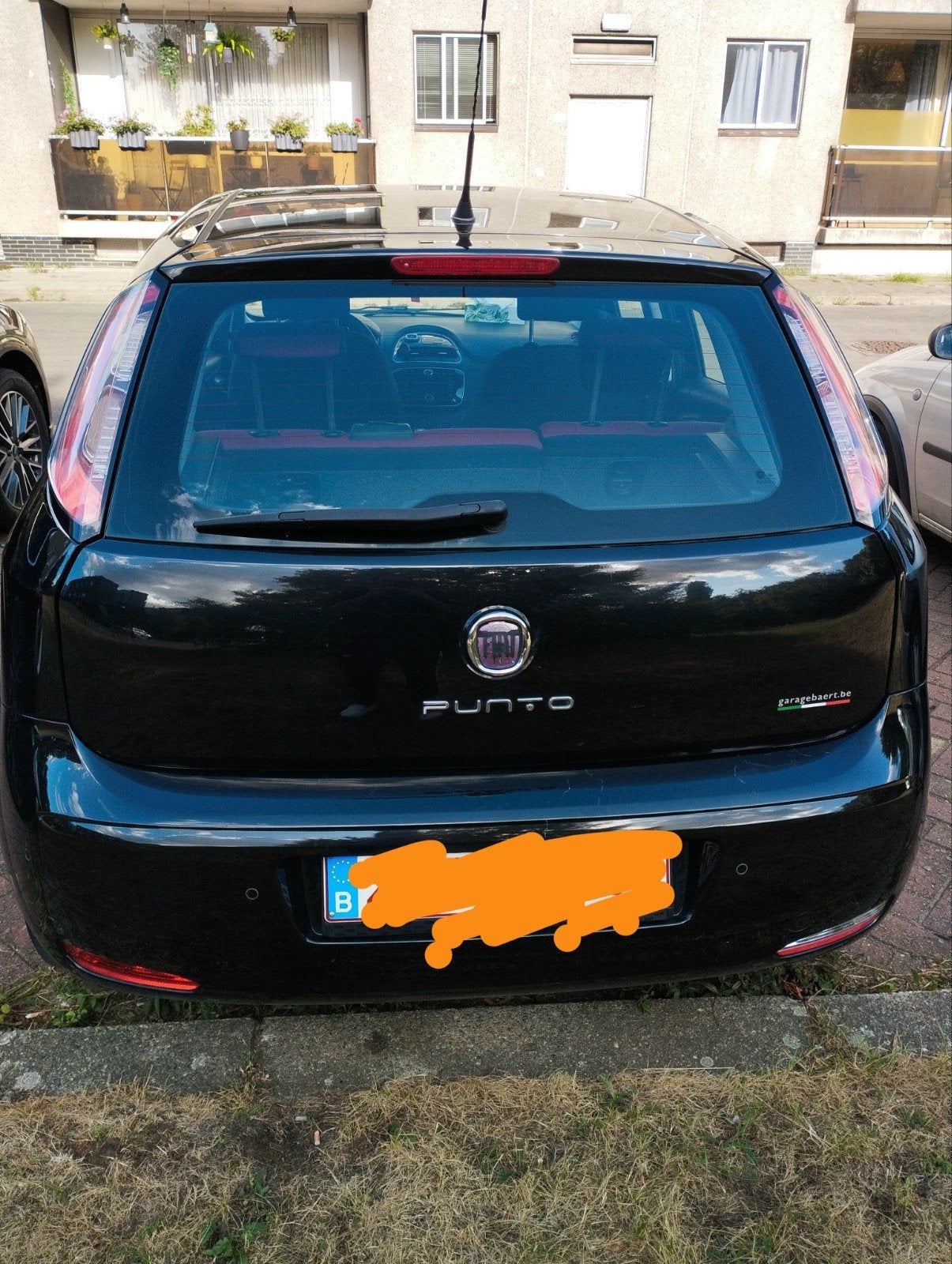VENDRE – Fiat Punto 1.2i, Auto's, Voorwielaandrijving, Euro 5, Stof, Zwart
