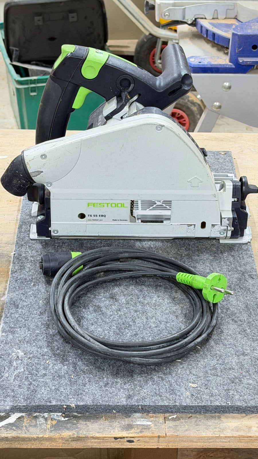 Festool Invalzaag met 2 geleiders, Doe-het-zelf en Bouw, Ophalen, Gebruikt, Invalzaag