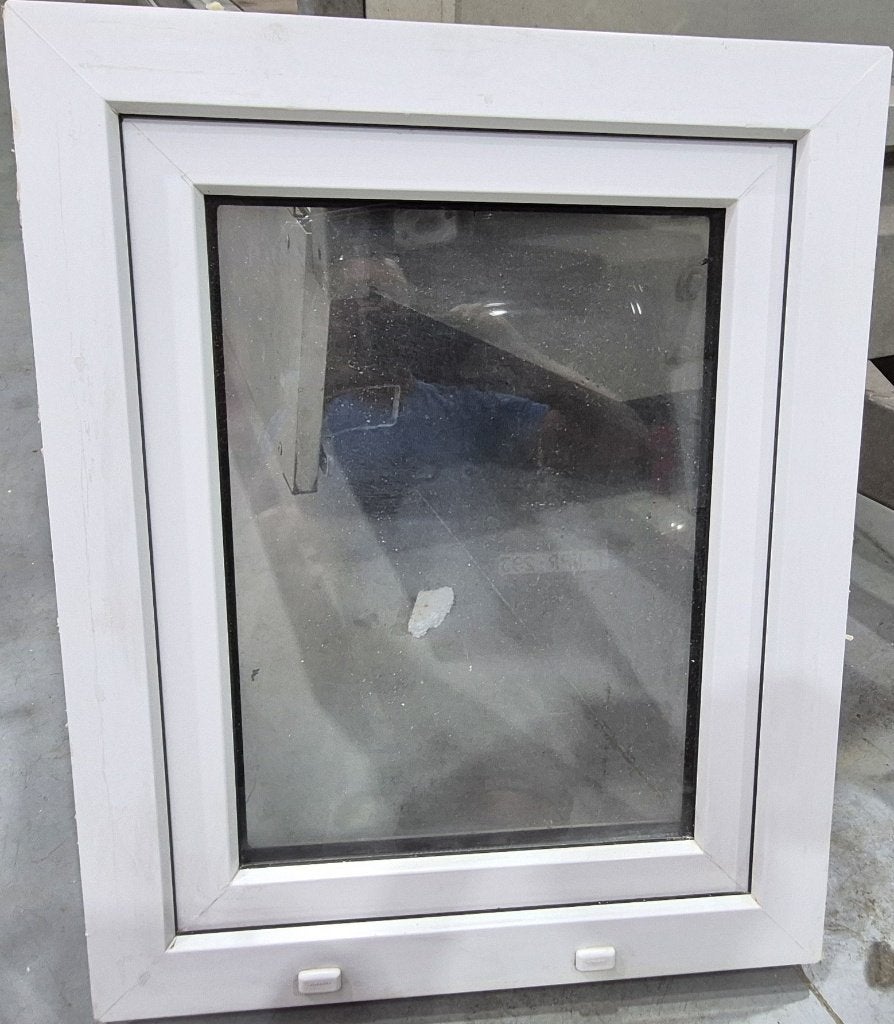 PVC ramen met dubbel glas, Kunststof, Gebruikt, Inclusief glas, 75 tot 150 cm