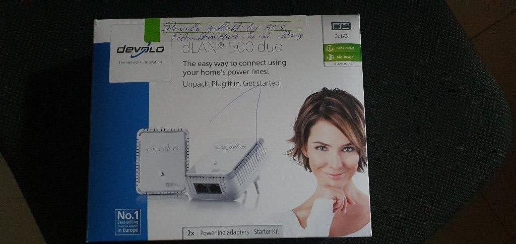 Devolo dLan 500 duo, Computers en Software, Ophalen, Gebruikt, Devolo