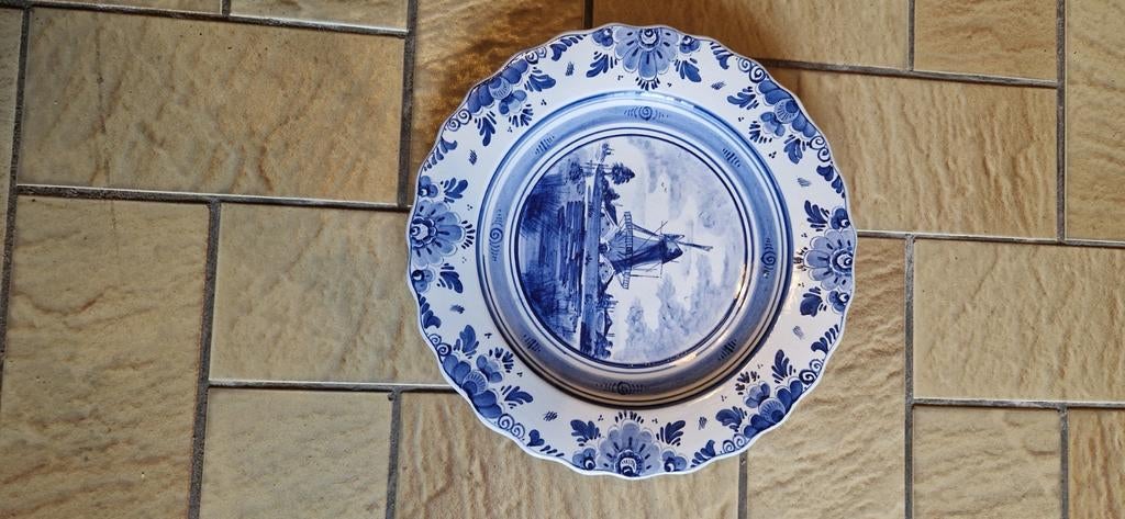 Bord delfts blauw, Ophalen