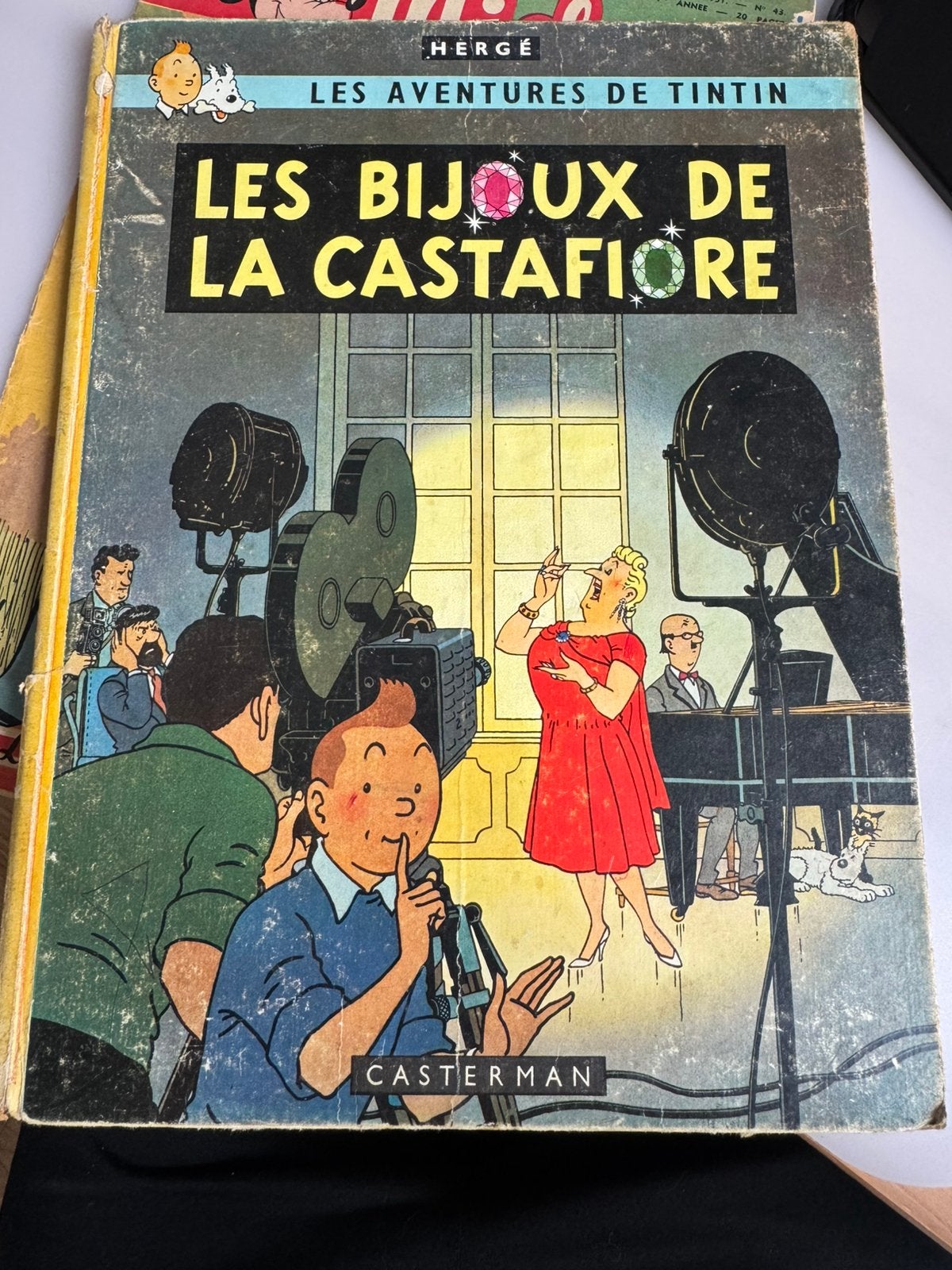 Les bijoux de la castafiore (EO) signée Hergé, Enlèvement ou Envoi, Utilisé