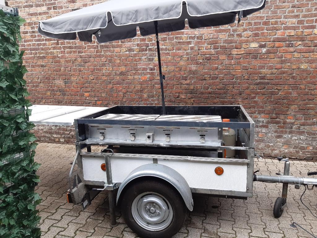 barbeque aanhanger, Ophalen, Zo goed als nieuw