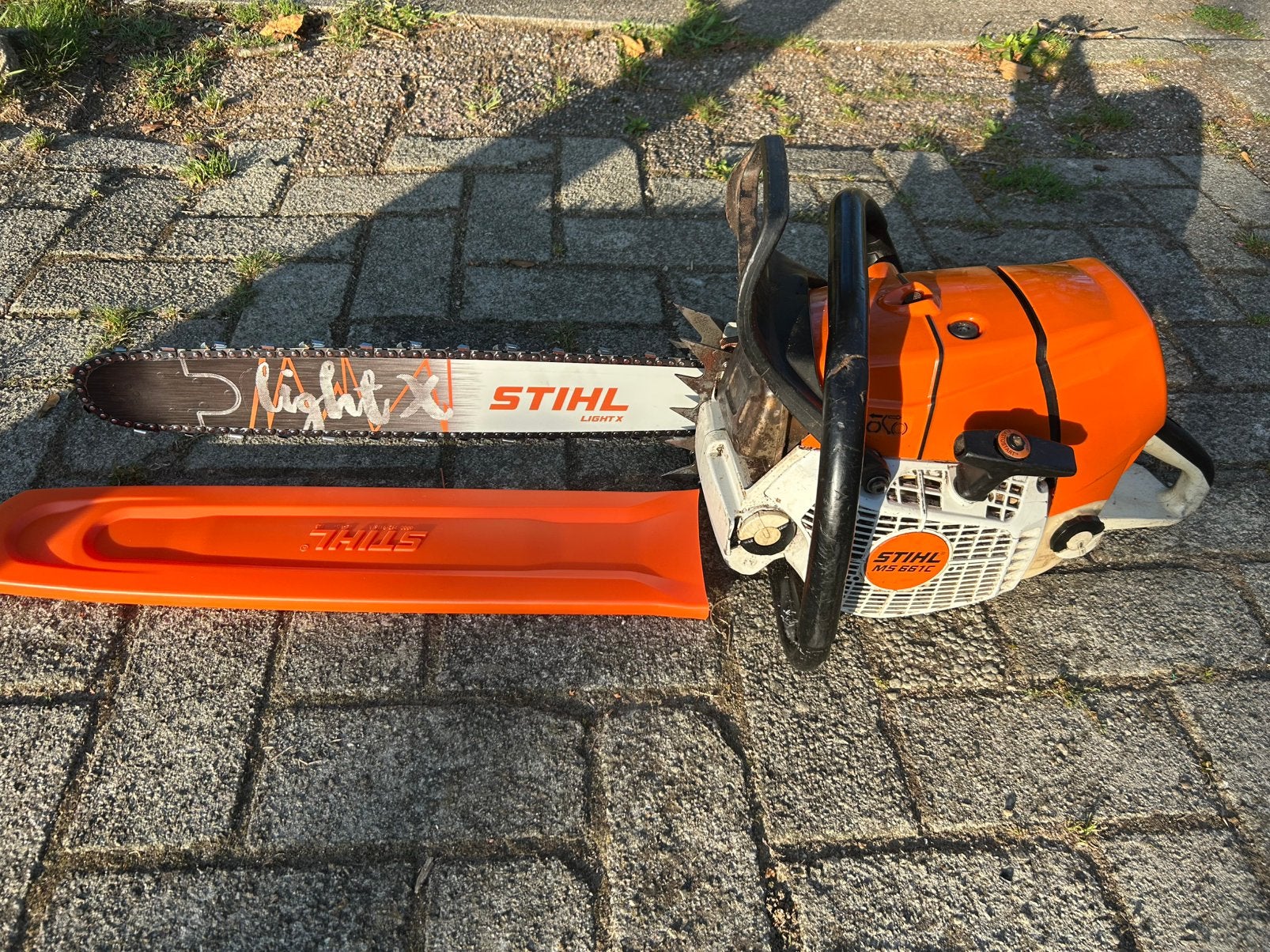 Stihl MS 661 avec nouvelle lame et chaîne, Enlèvement, Utilisé