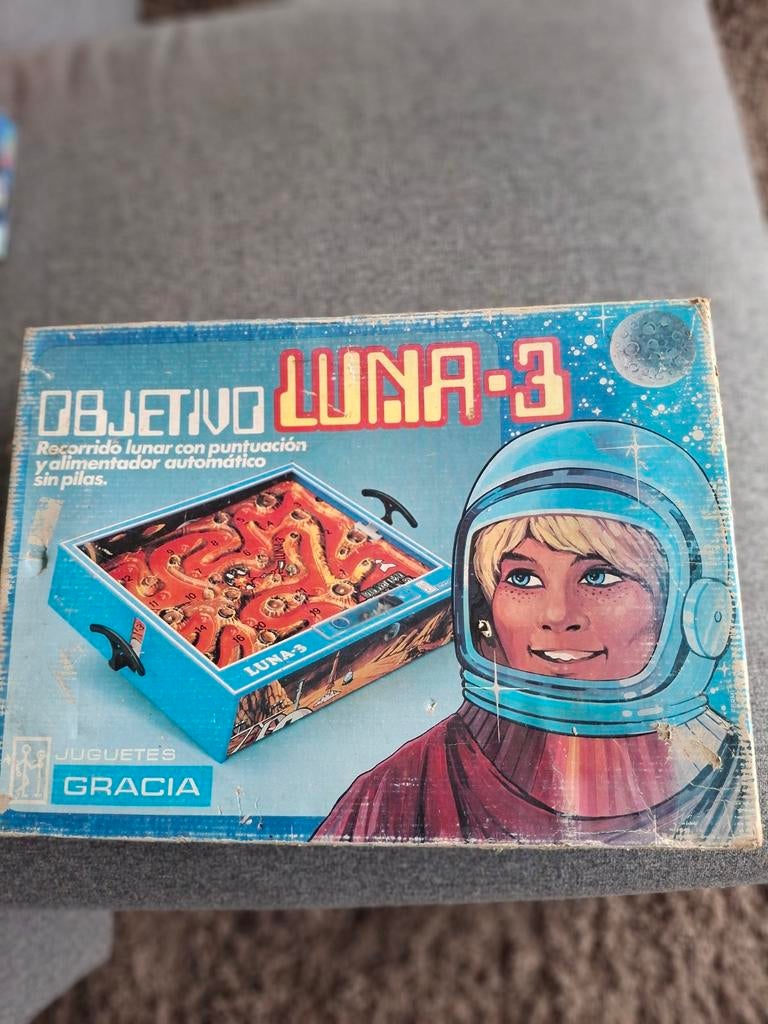 Luna 3 pinball spel jaren 70 gracia juguetes, Antiek en Kunst, Ophalen of Verzenden