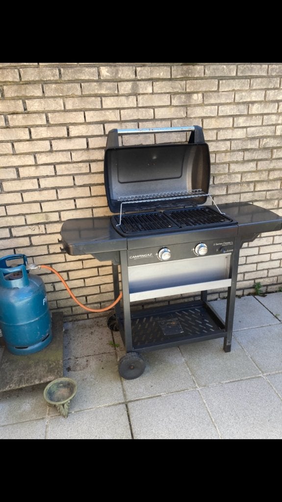 Gas BBQ campingaz in prima staat, Tuin en Terras, Gasbarbecues, Ophalen, Gebruikt, Campingaz