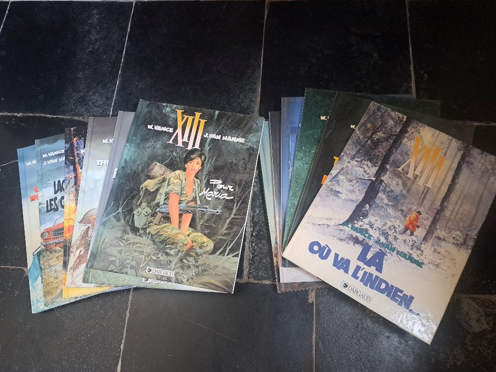 BD à vendre (Tintin, XIII, Jeremiah, Alix, Comanche, ...), Série complète ou Série, Enlèvement, Utilisé, Divers auteurs