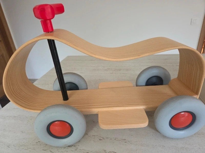 Houten loopfiets van sirch sibis, Kinderen en Baby's, Ophalen, Zo goed als nieuw, Loopfiets