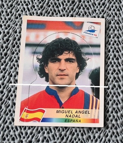 Panini France 98/Pop - Up Espagne/Miguel Ángel Nadal, Collections, Envoi, Neuf, Affiche, Image ou Autocollant