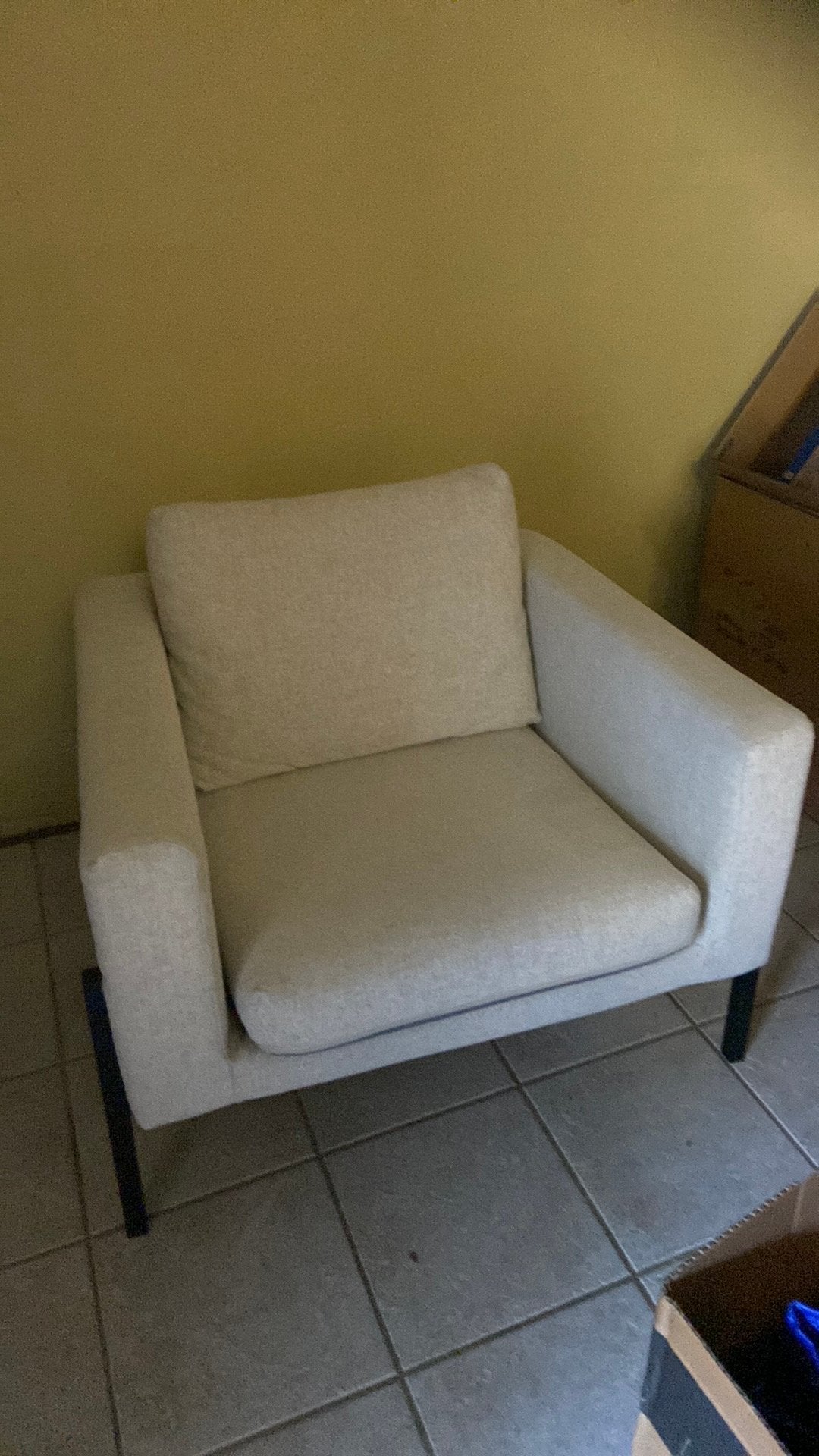 Ikea zetel, Enlèvement, Utilisé