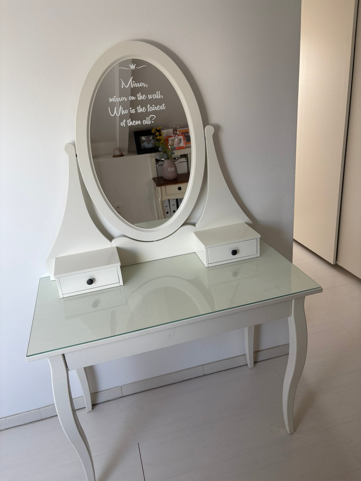 Make-up meubel met spiegel, Huis en Inrichting, Ophalen, Zo goed als nieuw