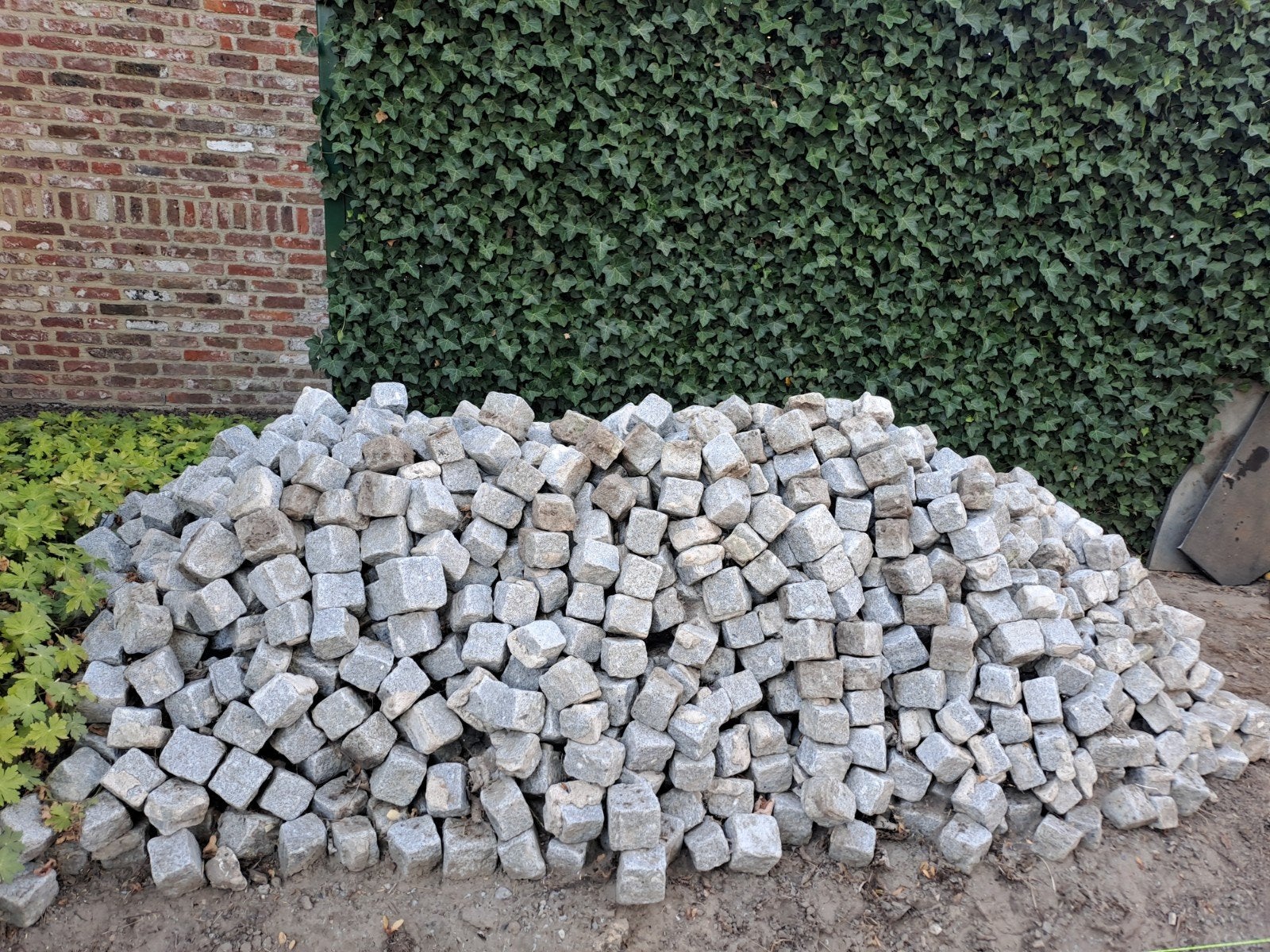 kinderkoppen, kasseien, Tuin en Terras, Ophalen, Gebruikt, Klinkers, Natuursteen