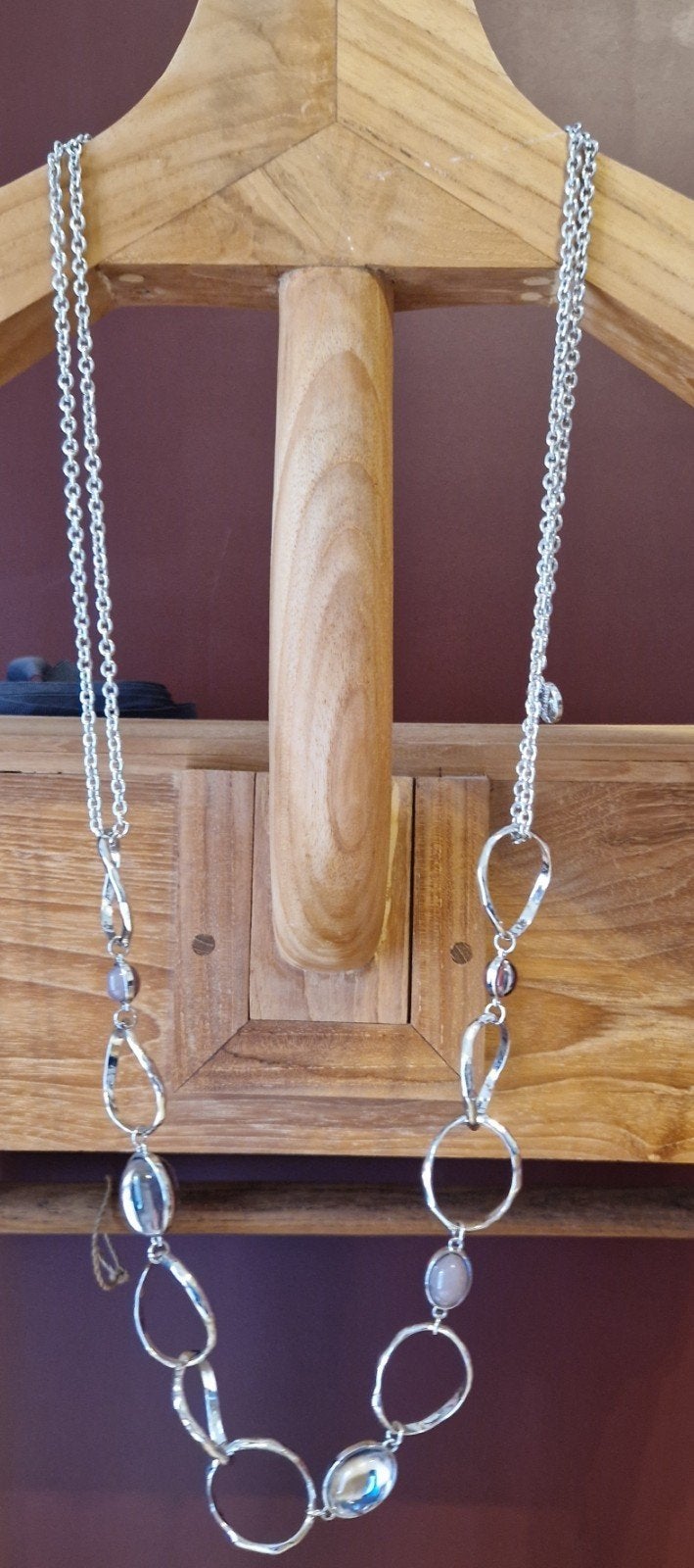 Zeer mooie Lescorde-ketting, Ophalen of Verzenden, Zo goed als nieuw, Zilver, Zilver