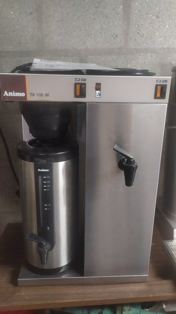 Professioneel Animo TA 100 W koffiezetapparaat + filters, Elektronische apparatuur, Ophalen, Gebruikt, Koffiemachine
