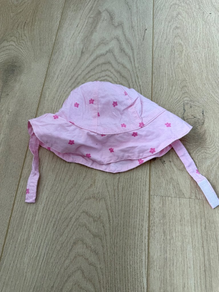 Chapeau Zeeman rose à motifs fleurs, Kinderen en Baby's, Babymode-accessoires, Ophalen of Verzenden, Nieuw, Zeeman