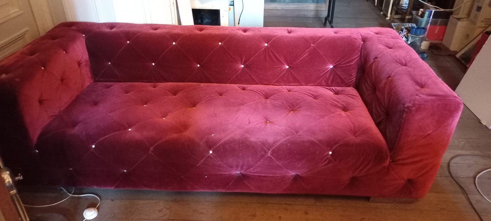 Canapés vintage, Huis en Inrichting, Ophalen, Gebruikt, Vintage, Driepersoons