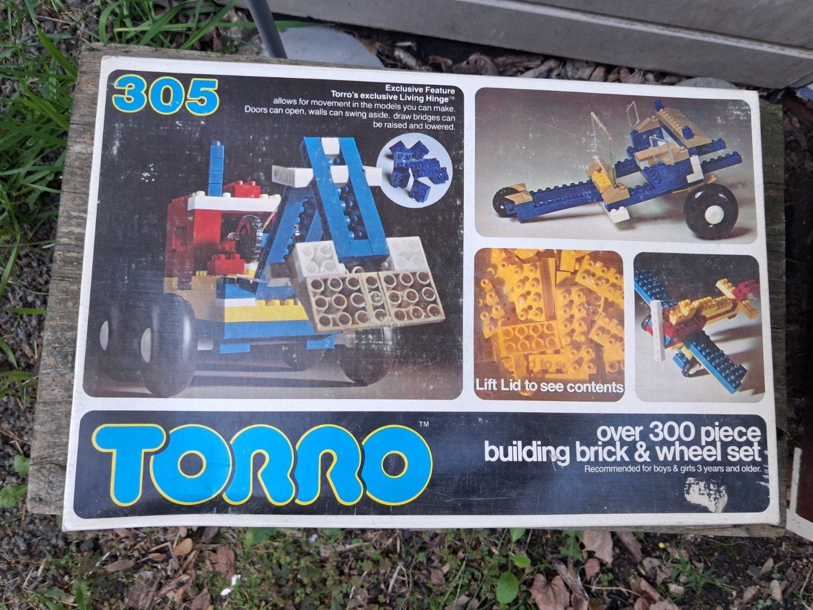 vintage Torro #305 bouwstenen- en wielset uit de jaren 70, Enlèvement ou Envoi, Lego