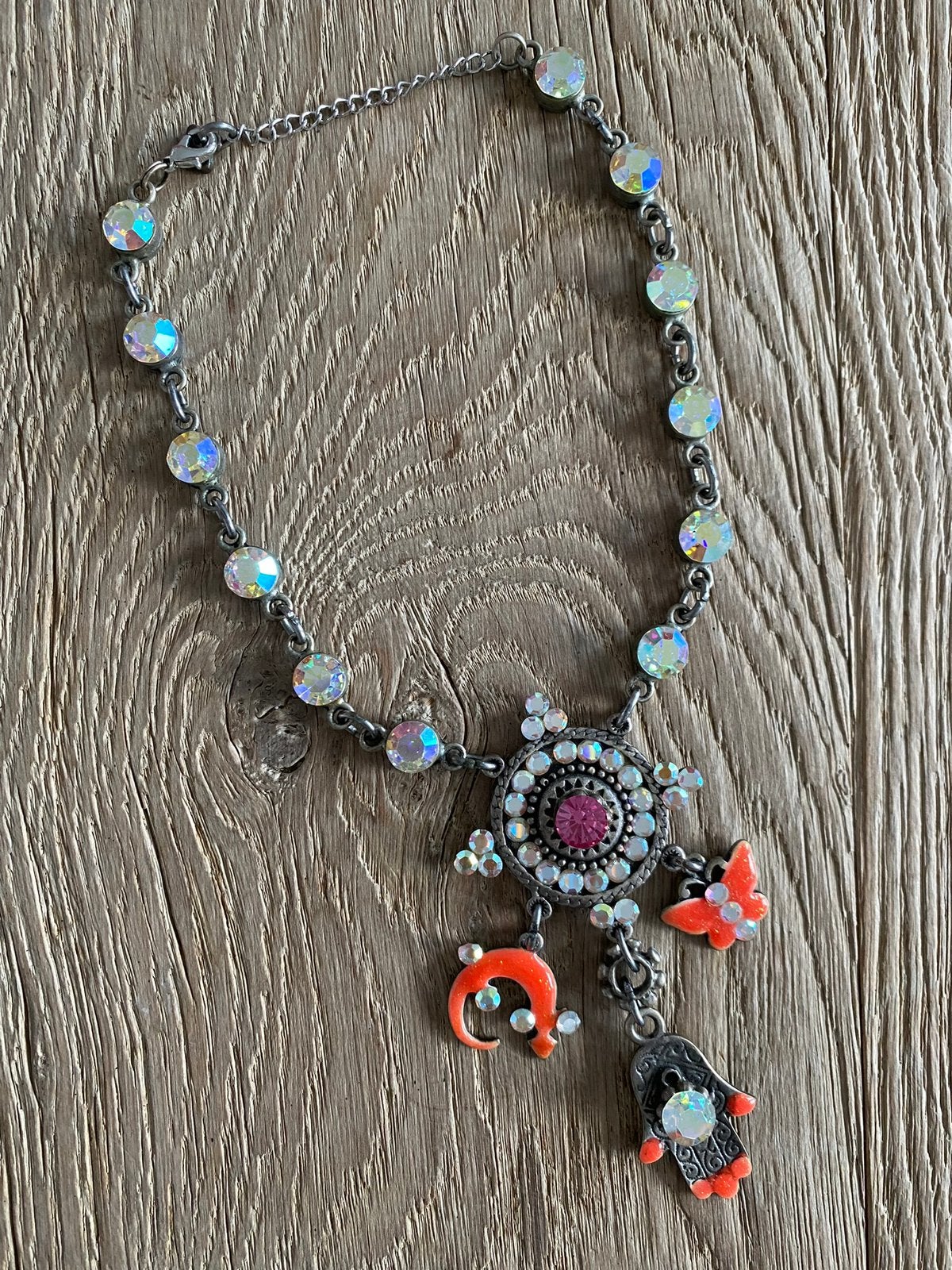 Collier BIBI Bijoux, Enlèvement ou Envoi, Autres couleurs, Comme neuf, Avec cristal