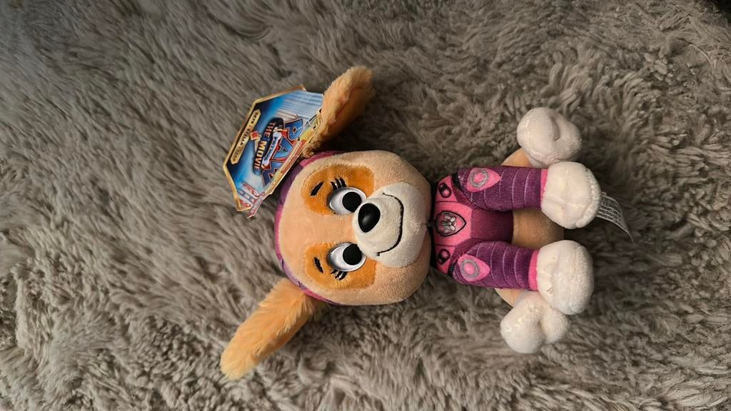 Knuffel Paw Patrol Sky, Kinderen en Baby's, Speelgoed | Knuffels en Pluche, Paw Patrol, Ophalen, Zo goed als nieuw