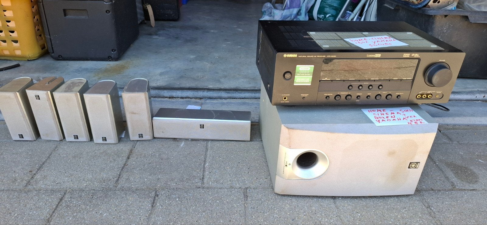 Configuration Surround Yamaha., Enlèvement, Yamaha