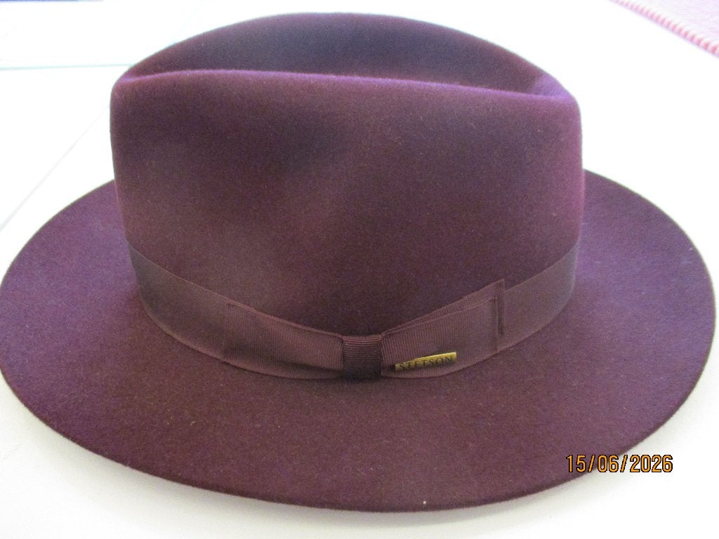 feutre animalier Stetson taille 60, 60 cm (XL, 7½ pouces) ou plus, Anders, Envoi, Chapeau