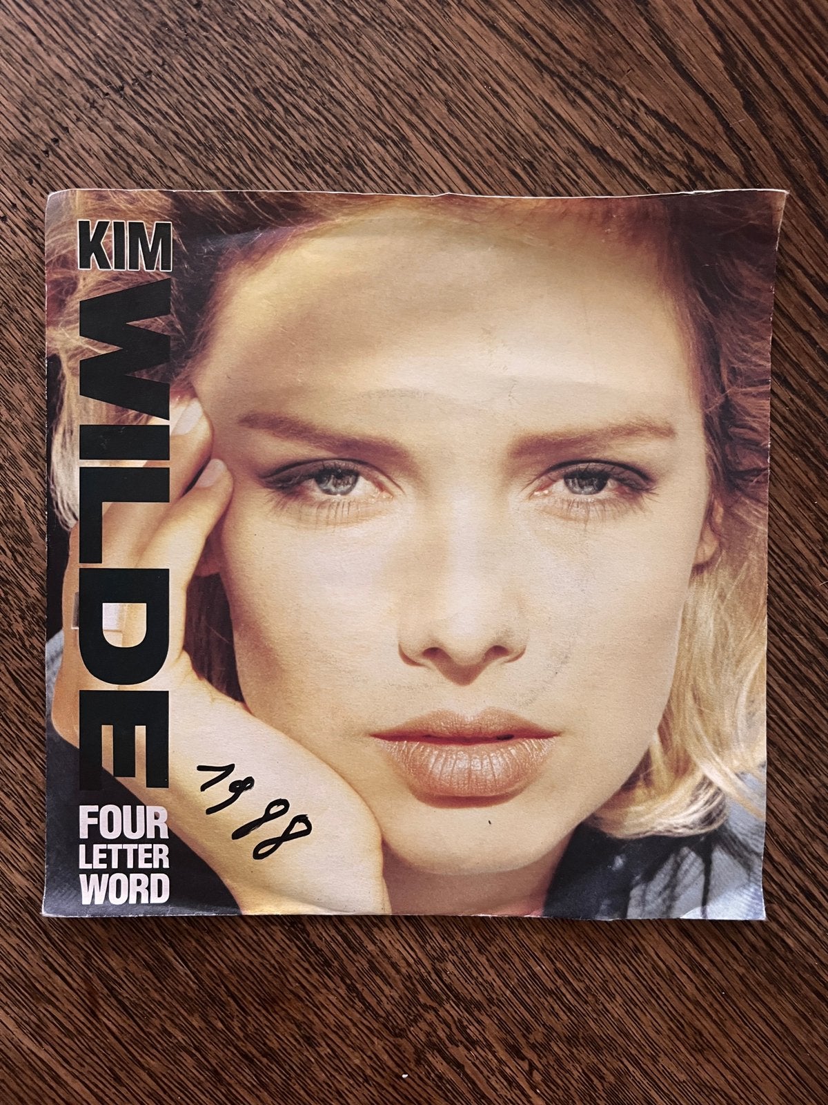 KIM WILDE - Four Letter Word vinylsingle, Pop rock, Enlèvement ou Envoi, Utilisé, Import