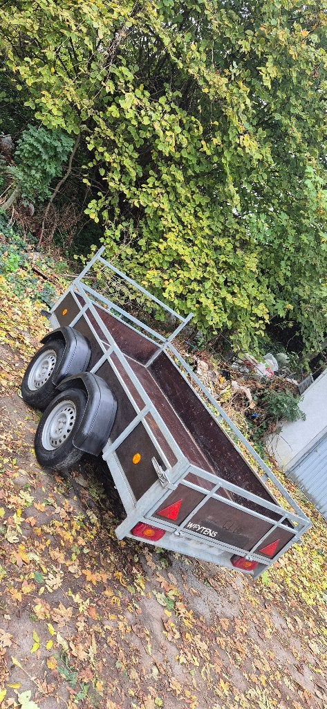 Remorque double essieux 750kg avec papier certificat, Autos : Divers, Enlèvement ou Envoi, Comme neuf