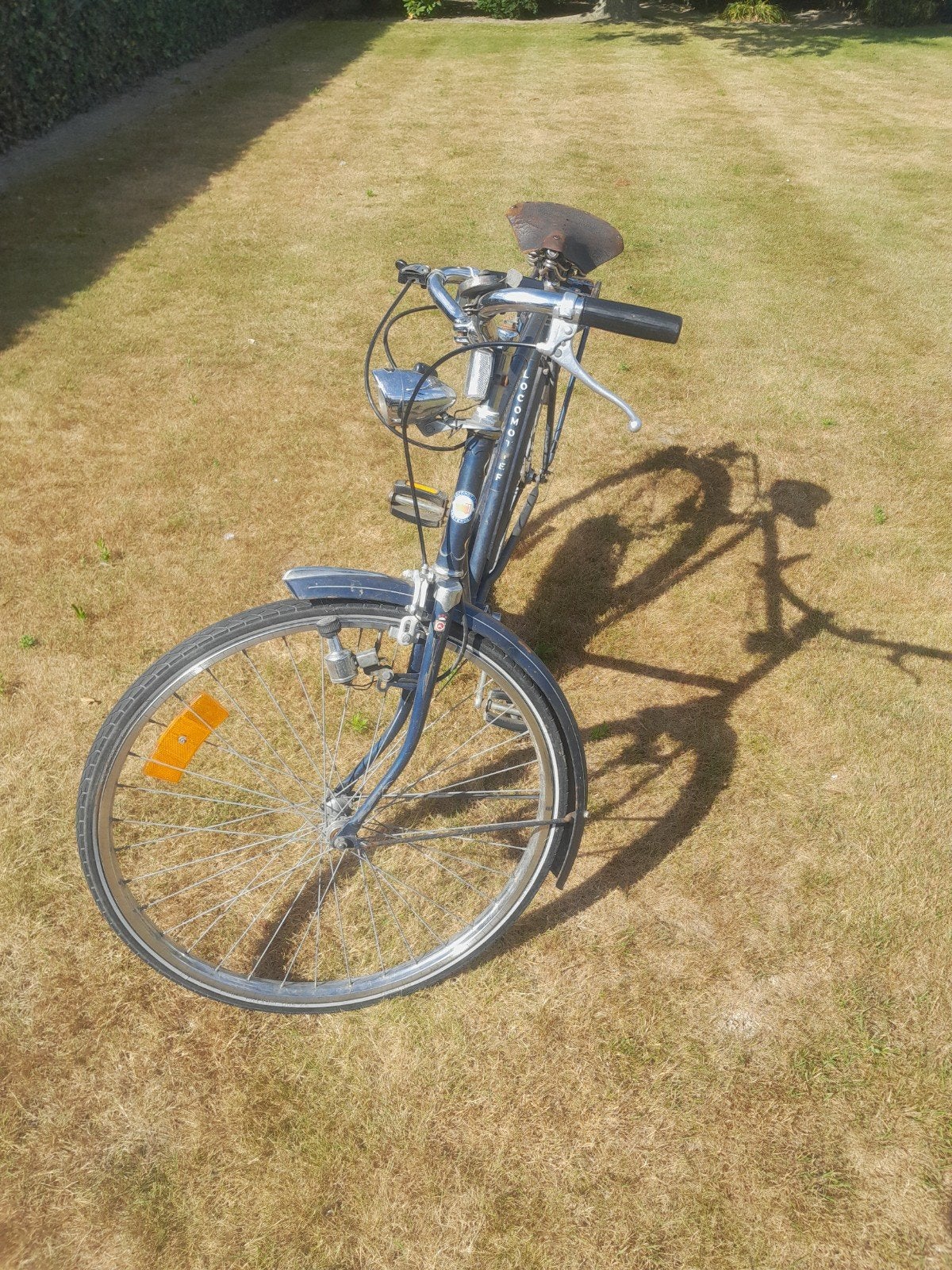 Oude locomotief fiets, Ophalen
