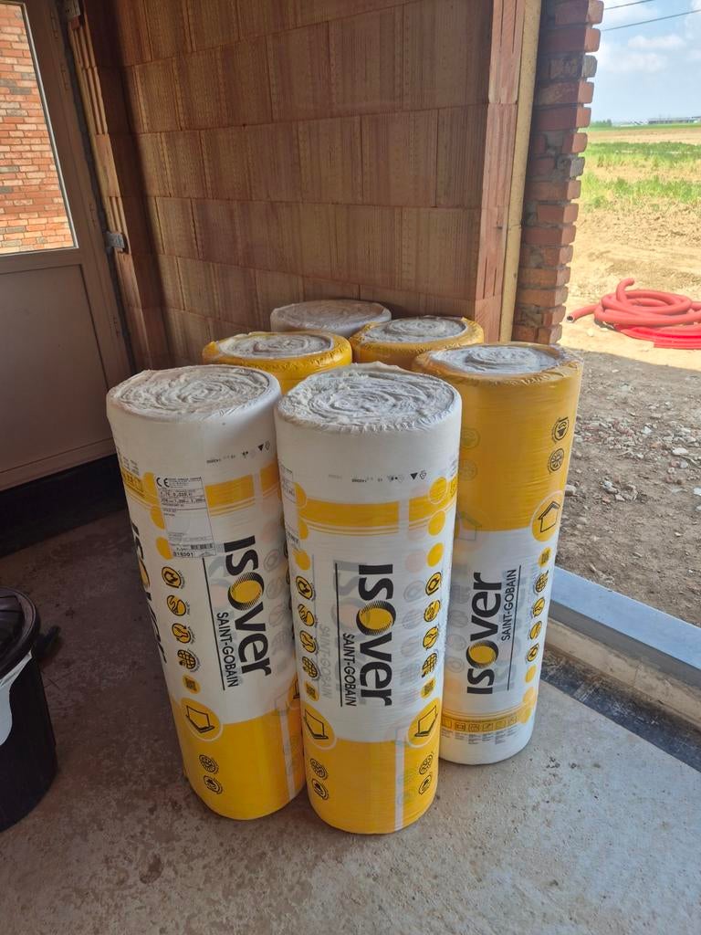 Isover Isocomfort 0.035W/mK verschillende diktes, Ophalen, Nieuw, Glaswol, Dakisolatie