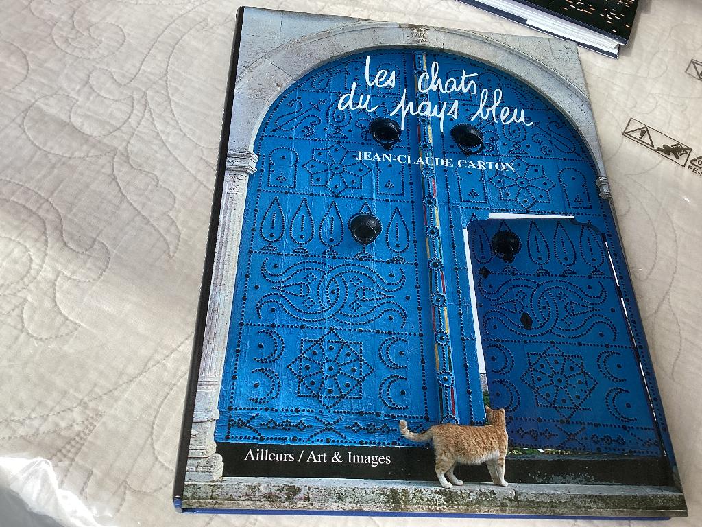 Fotoboek. Les chats du pays blue. Jean-Claude Carton, Boeken, Boekenweekgeschenken, Ophalen of Verzenden, Zo goed als nieuw