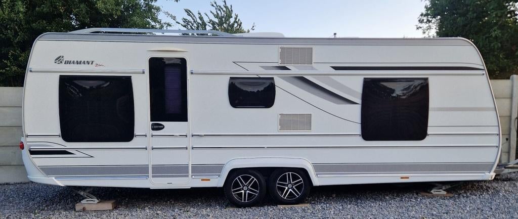 CARAVANE FENDT DIAMANT 650 2017 / EXCELLENT ÉTAT / 19.999 €, Caravanes & Camping, Caravanes, Jusqu'à 4, 6 à 7 mètres, Roue de secours
