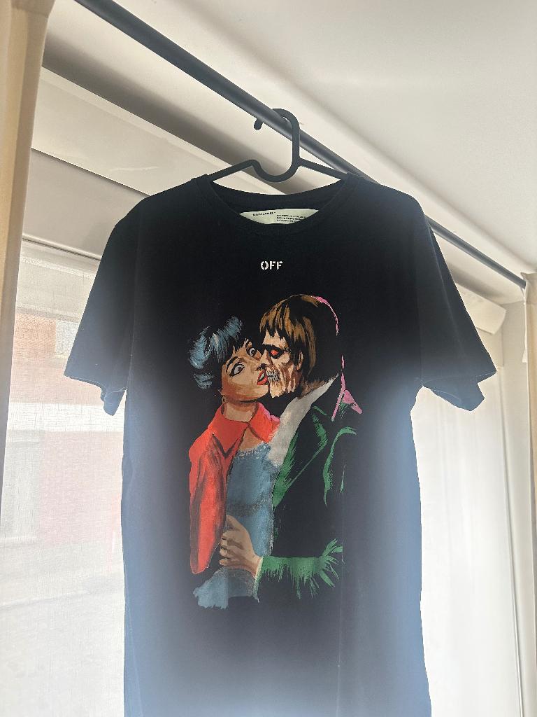 T-shirt off white, Kleding | Heren, Ophalen, Zwart, Off white, Gedragen