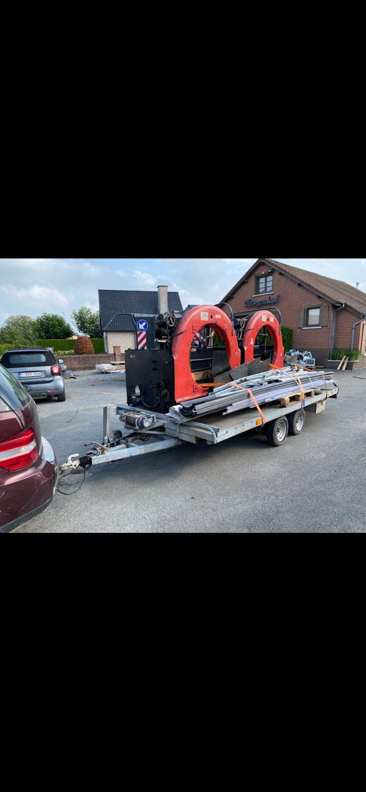 Auto remork 2800kg, Ophalen