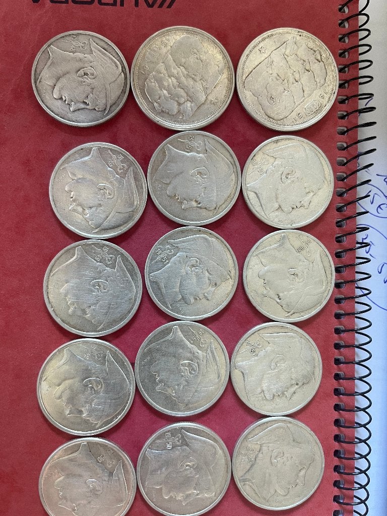 Pièces Belges, Enlèvement, Argent, Monnaie en vrac, Argent