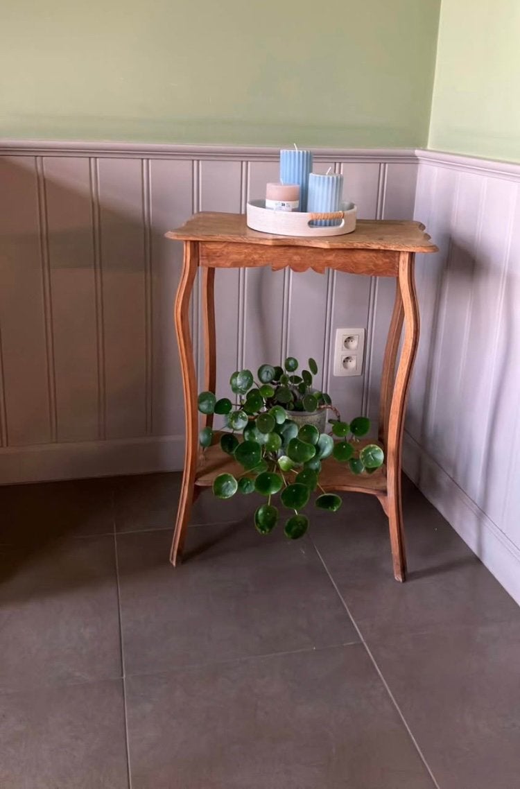 Vintage bijzettafeltje, Huis en Inrichting, Tafels | Sidetables, Ophalen, Zo goed als nieuw