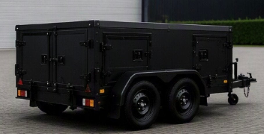 GEZOCHT gesloten dubbelas aanhanger, Ophalen, Nieuw