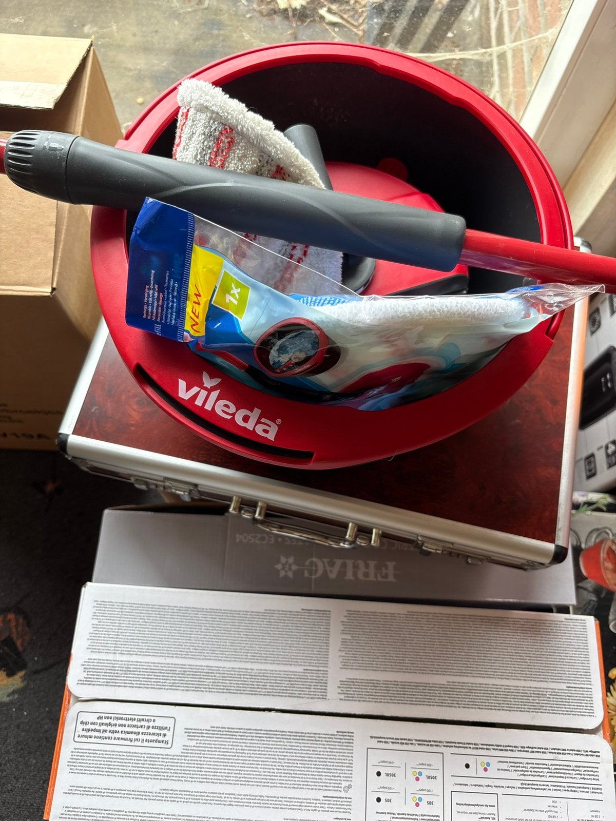 Vileda spin clean, Huis en Inrichting, Schoonmaakartikelen, Ophalen