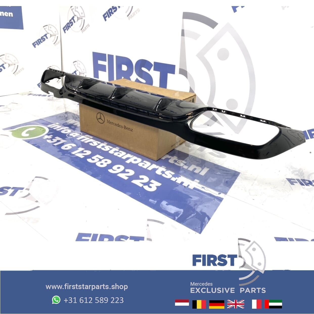 W213 E63 AMG DIFFUSER E KLASSE ACHTERSKIRT origineel Mercede, Utilisé, -, -, Enlèvement ou Envoi
