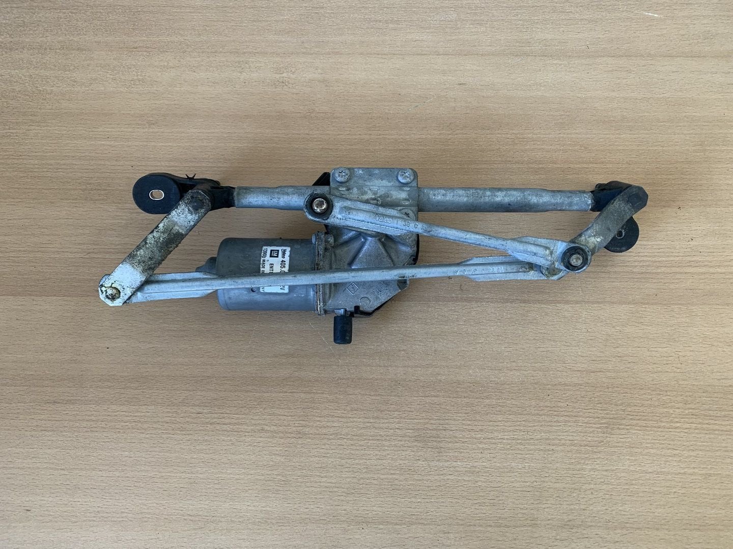 opel corsa D ruitenwissermotor mechaniek 2006 -2014 13182340, -, Opel, Utilisé, -