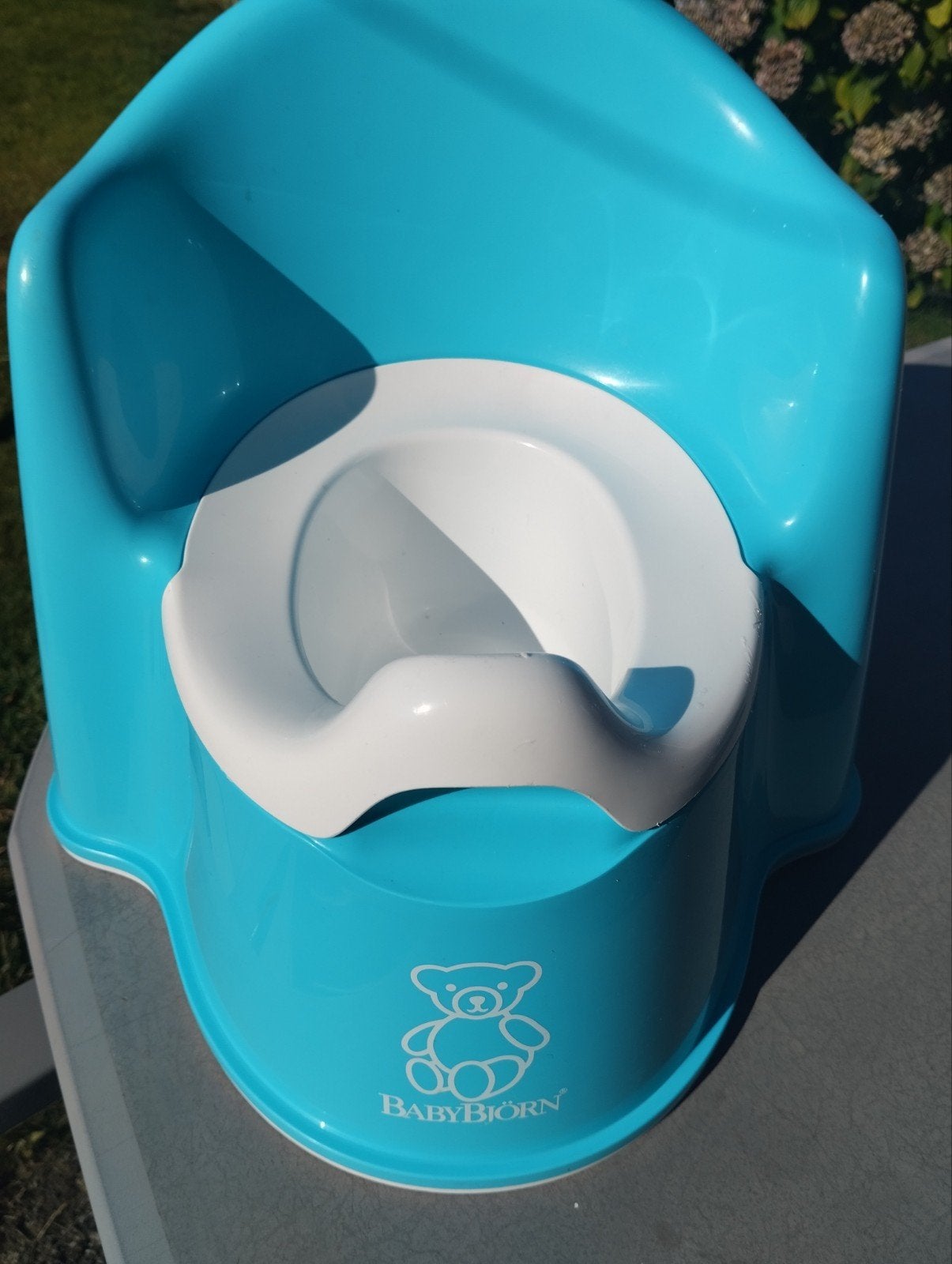 Babypotje van Baby Bjorn, amper gebruikt, nieuwprijs 29,90 €, Enfants & Bébés, Autres marques, Enlèvement ou Envoi, Comme neuf